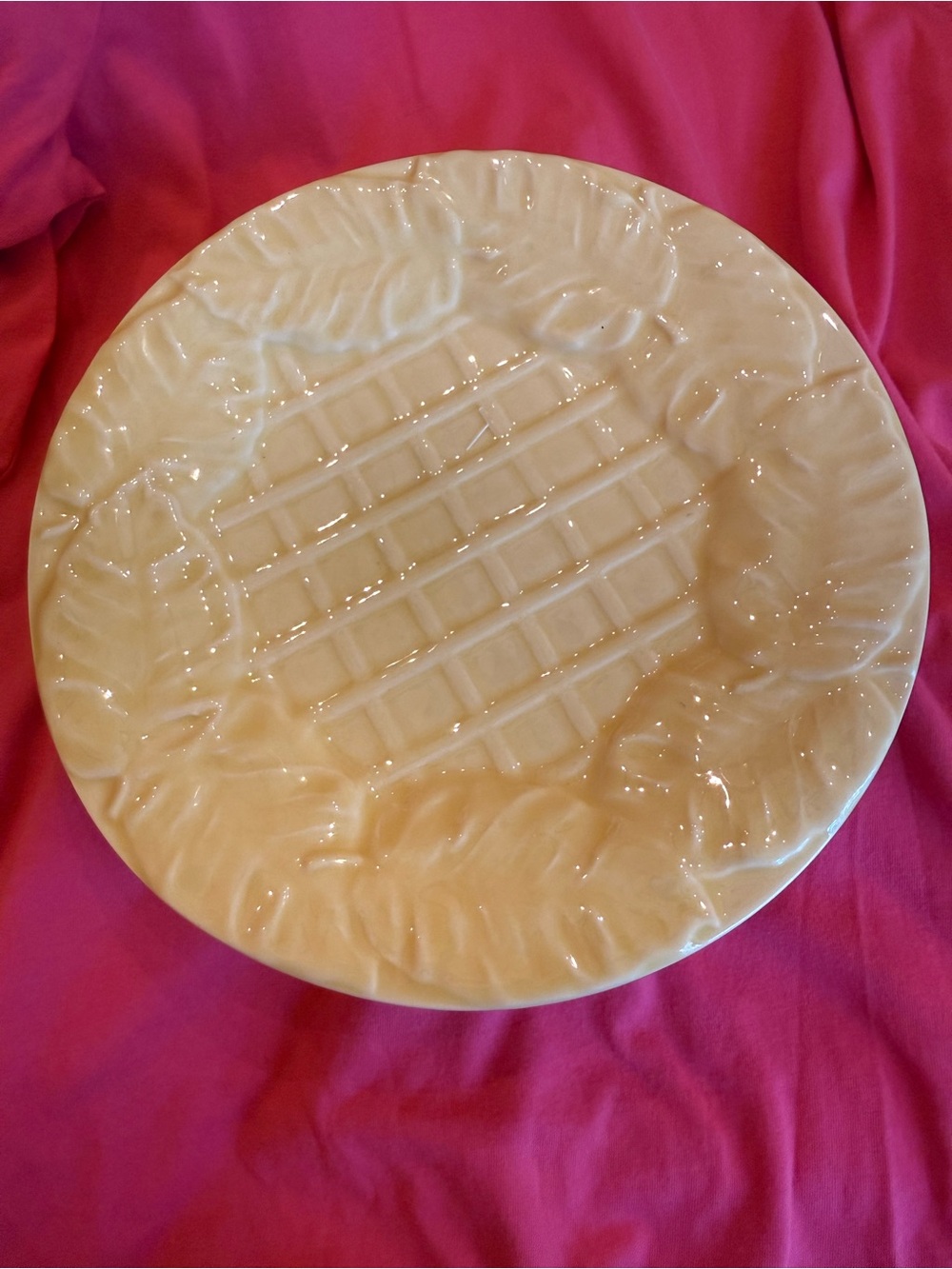 Yellow salad / dessert Plates -